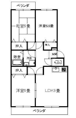 ハピネス篤Aの物件間取画像