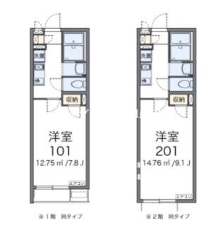 クレイノKエクセルの物件間取画像