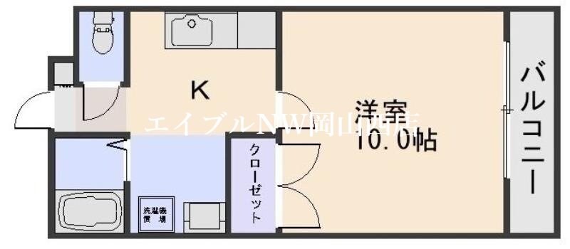 アクセスワケⅡの物件間取画像