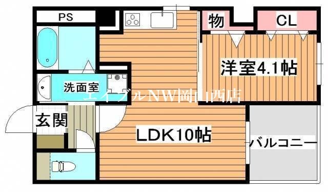 OTC田町マンションの物件間取画像