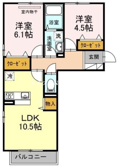 シャトレーの物件間取画像