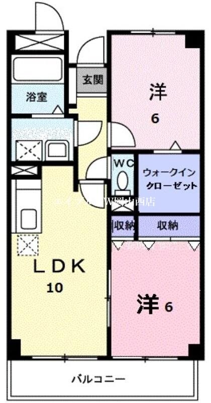 マ－ベラス豊成の物件間取画像