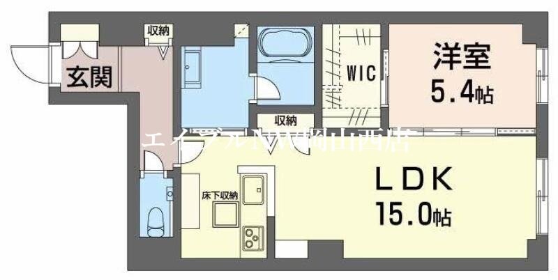 プレミアス学南の物件間取画像