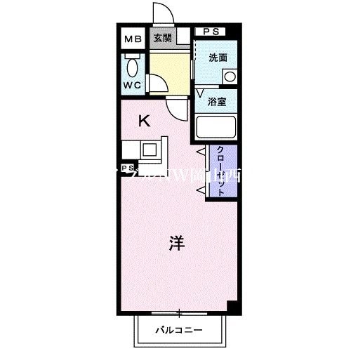 マーベラスＫ１Ａの物件間取画像