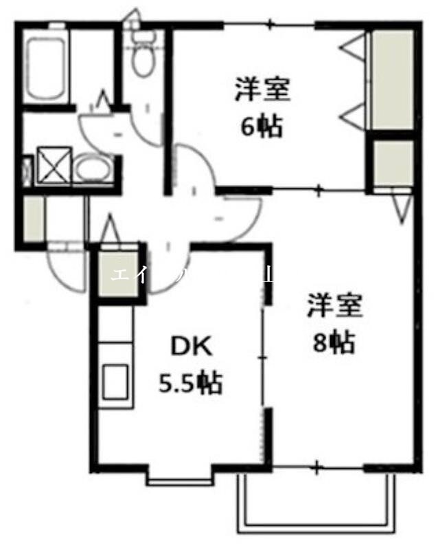 サンガーデン下田の物件間取画像