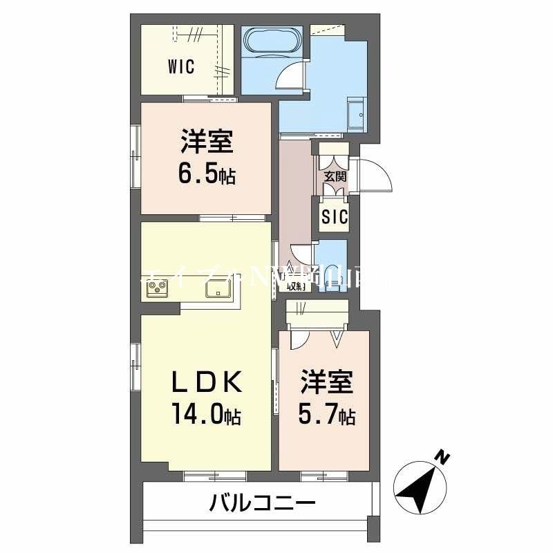 レフィシア津倉の物件間取画像