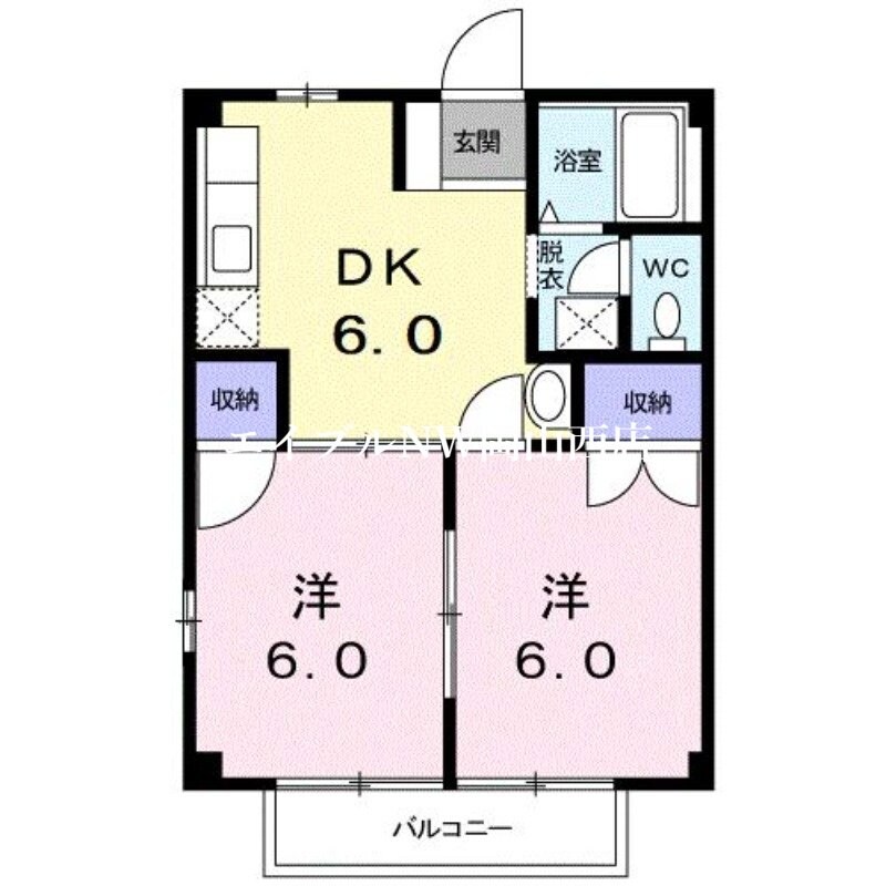 フォレストヒルズの物件間取画像