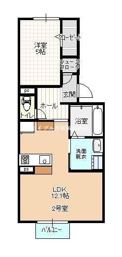 ハートフル新保の物件間取画像