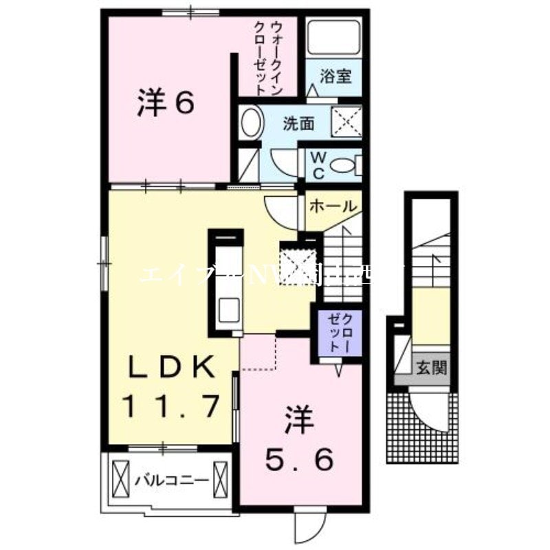 アルバーダ・ＫⅤの物件間取画像