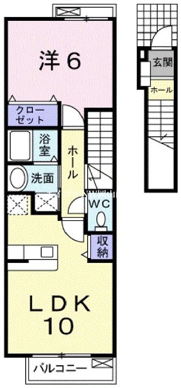 ラ・フォンテ　Ｂの物件間取画像