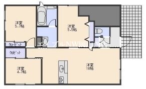 シャーメゾン福富の物件間取画像