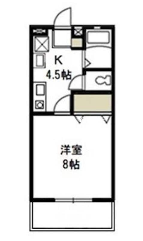 パークサイドなんば　Aの物件間取画像