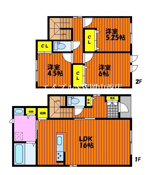 国富戸建貸家（986-5）の物件間取画像