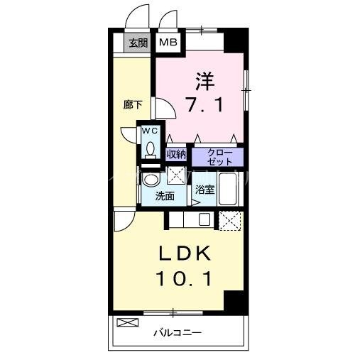Ｃｕｏｒｅの物件間取画像