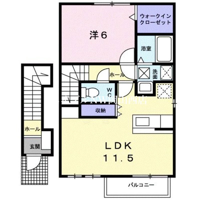 ｏＡｚｏ　Ｂ棟の物件間取画像