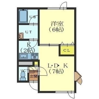 ローズマリエの物件間取画像