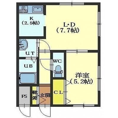 ペラッツィ梁川の物件間取画像