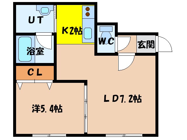 マンションアムールの物件間取画像