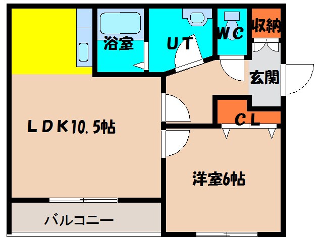 メゾンパティオ神山の物件間取画像