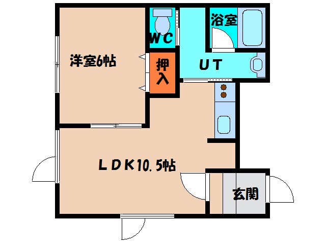 ラパンルージュの物件間取画像