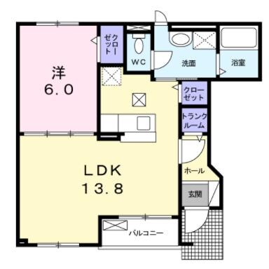 グランカーサの物件間取画像