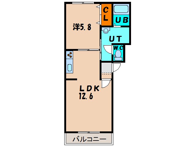 ヴァンクレールⅡの物件間取画像