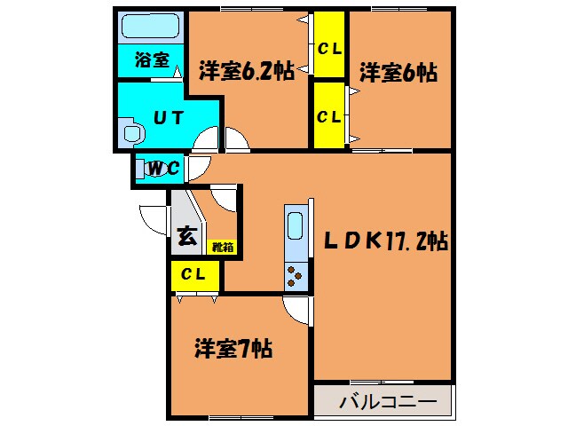 ラヴィドールⅡの物件間取画像