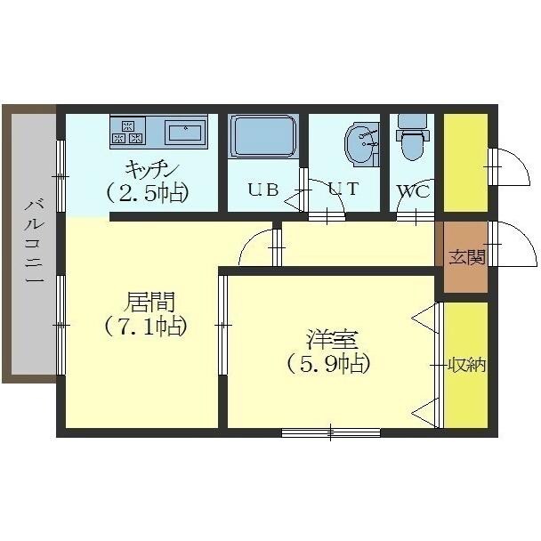 ペラッツィ本町の物件間取画像