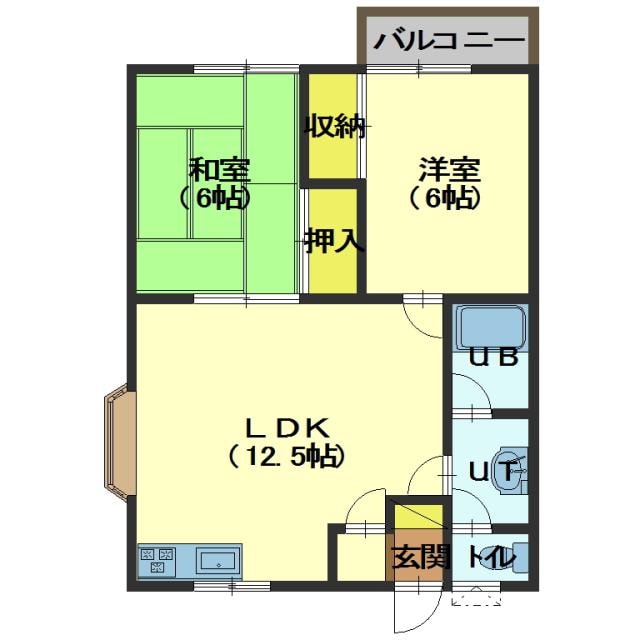 マンションまさの物件間取画像