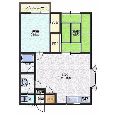 マンションまさの物件間取画像