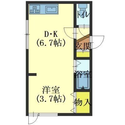 ハイツサンロードの物件間取画像