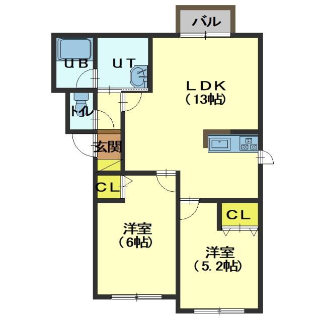ASTI-Ⅲの物件間取画像