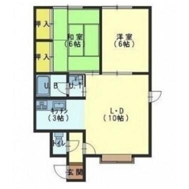 ハイツラディッシュの物件間取画像