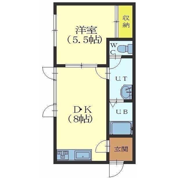 ロエル昭和の物件間取画像