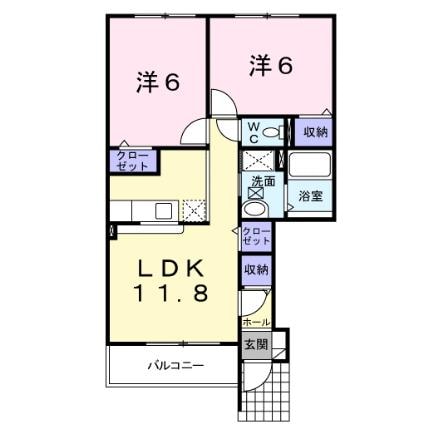 メゾンKT７号館の物件間取画像