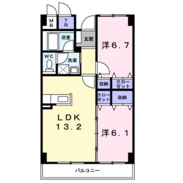 カルム日吉の物件間取画像
