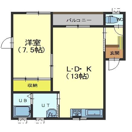 リヴⅡ　NAKANOの物件間取画像