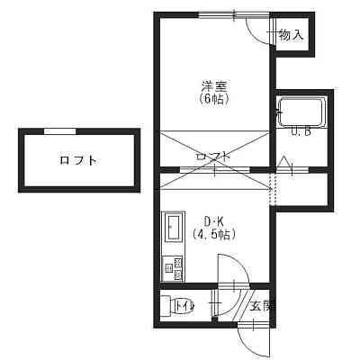 ハイツヒロⅤの物件間取画像