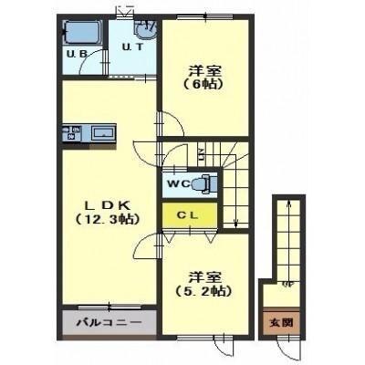 ブランコートの物件間取画像