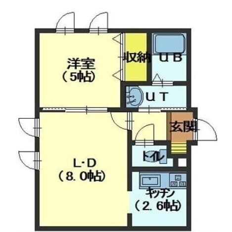 アリエーテ旭町の物件間取画像