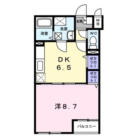 アルメリアの物件間取画像