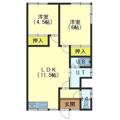 伊藤荘の物件間取画像