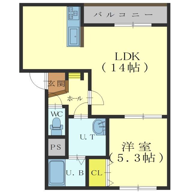 ステラ桔梗の物件間取画像