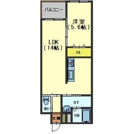 NEW PIAZZA 西桔梗の物件間取画像
