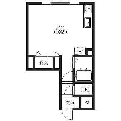 ハイツおうみの物件間取画像