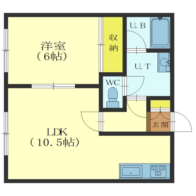 カーサ湯の浜Ⅱの物件間取画像