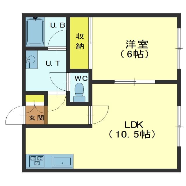 カーサ湯の浜Ⅱの物件間取画像