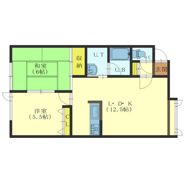 メゾン湯浜の物件間取画像