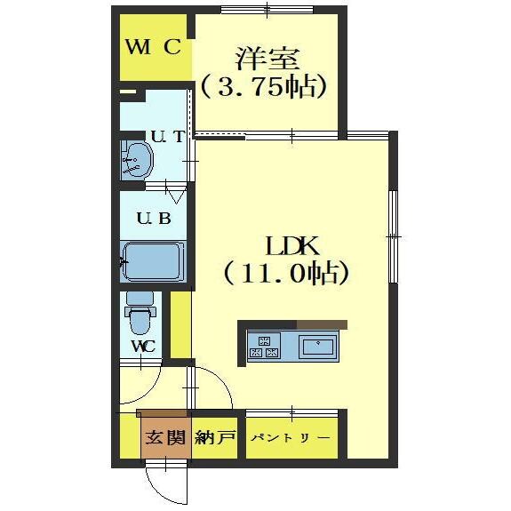 norfino Couleur　ノルフィーノクルールの物件間取画像