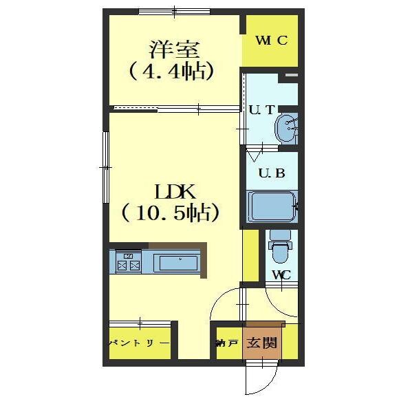 norfino Couleur　ノルフィーノクルールの物件間取画像